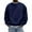W8-Navy, variant on Nokdvo Crewneck Sweatshirts for Men Long Sleeve Solid Color Sweater Crewneck New X Decoration Pullover Sweatshirt Warm Basic Fashion Causal Lightweight Pullover Tops,Turquoise L