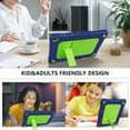 thumbnail image 6 of FIEWESEY Kids Case for Coopers Tablet CP10 10.1 inch Tablet,Shockproof Kids Rugged Case with Shoulder Strap Case for YQSAVIOR/Coopers Tablet CP10 10.1 inch+Screen Protector (Navy/Green,1 Pcs), 6 of 6
