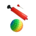 thumbnail image 3 of Pelota de masaje con pinchos para pies, práctica pelota de fascia para hombros, cuello y fitness. Arcoíris 15 cm Suave, 3 of 9