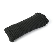 Ozark Trail 50 Foot 1100lbs Paracord Rope, 100% Polyester, Black, Model 2112