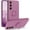 Lilac Purple, variant on for Samsung Galaxy S23 Case, Slim Silicone | 360° Ring Holder Kickstand | Support Car Mount | Soft Gel Rubber Hybrid Bumper Samsung Galaxy S23 Phone Case Cover for Girls Women, Pink