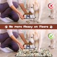thumbnail image 4 of Zoeeya Tapetes De Comida Para Perros Para Pisos Tapetes Impermeables Para Cuencos De Agua Para Perros Y Gatos Tapetes Absorbentes Para Alimentación De Mascotas Manteles Individuales Para Alimentos Y A, 4 of 5