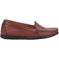 thumbnail image 2 of Fleet & Foster Womens Tiggy Leather Loafers, 2 of 4