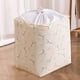 thumbnail image 4 of Storage Basket Household Oversized Foldable Drawstring Beam Closure Cloth Quilt Bag Squares Dirty Clothes Basket Storage Box, 4 of 7