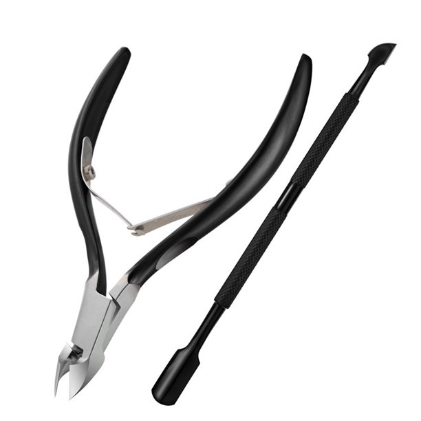 Cuticle Trimmer with Cuticle Pusher Cuticle Remover Cuticle Nippers