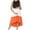 Orange, variant on Summer Dresses for Women, Maternity Dress, Women's Sleeveless Ruffled Round Neck Maternity Dress Orange, L