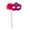 A003- Hot Pink, variant on Masquerade Mask for Women 12 Inch Venetian Masquerade Masks Gold Decorated Masquerade Mask with Stick for Masquerade Party Mardi Gras Celebrations Halloween Events, 1 Pack