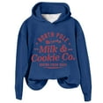 thumbnail image 2 of Christmas Sweatshirt Women‘S Merry Christmas Hoody Funny Christmas Graphic Hoody Fleece Casual Blouse Tops Oversized Hoodies for Women Blue L, 2 of 4