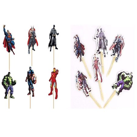 24 pcs The Avengers and Justice League 2.3