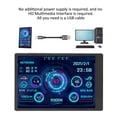 thumbnail image 4 of Computer Monitor 3.5 Inch , Computer Display Screen 3.5in Display Screen IPS Type C Secondary Screen CPU GPU RAM HDD Monitoring for Mini ITX Case, 4 of 9