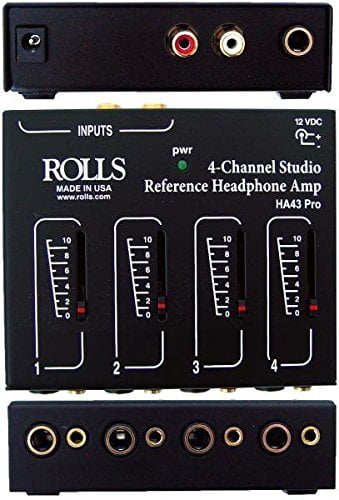 Rane HA6S Headphone Amplifier 1u Master And Aux Inputs - 6 Stereo Amps Xlr 