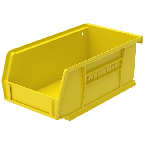 Contenedores de plástico Akro-Mils 30220 Akrobins, 24 unidades, color amarillo