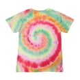 thumbnail image 5 of HBYJLZYG Tie-Dye T-Shirt Tops For Girls, Summer Girls Short Sleeve Color Gradient Round Neck Tops Toddler Baby 4-13 Years, 5 of 6