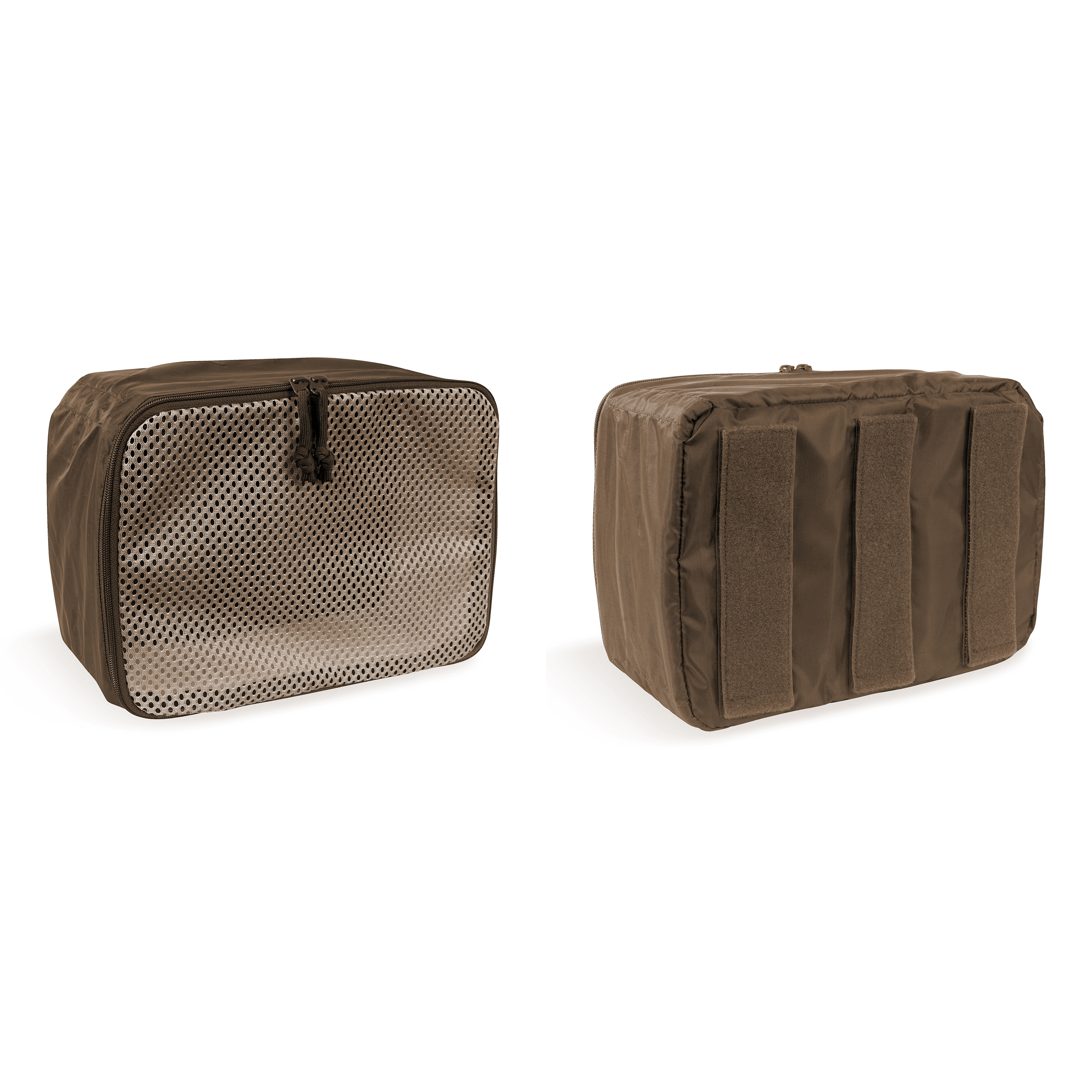 Tasmanian Tiger Modular Pouch Set, Tactical Packing Cubes, Zipper Gear Organizers, Coyote