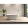 thumbnail image 4 of Modern 24x15"  Diatomite Stone Medium Bath Mat in White, 4 of 7