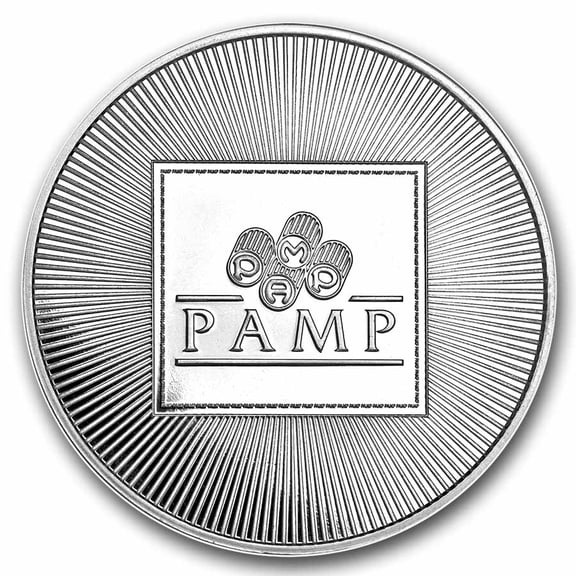 1 oz Silver Round - PAMP USA (MTB)