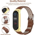thumbnail image 2 of Correa De Cuero Con Acero Inoxidable Unisex Para Smart Watch Xiaomi Compatible Con Mi Band 6 / 5 / 4 / 6, 2 of 4