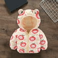 thumbnail image 5 of Hicidod Kids Winter Jackets Bear Ears Hooded Zipper Long Sleeve Warm Down Coats Cute Cartoon Printed Windproof Outwear Jacket, 5 of 7