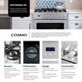 thumbnail image 5 of 36 in. 3.8 cu. ft. Single Oven Gas Range with 5 Burner Cooktop and Smooth Grip Handle in Stainless Steel, 5 of 15