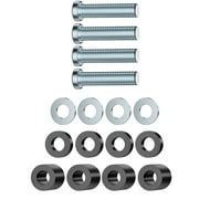 M8 TV Mounting Hardware Kit  Universal Screws, Washers & Spacers for Secure Wall Mount Installation, High-Strength Steel, Compatible with Most TV Brands