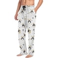 thumbnail image 4 of GZHJMY Penguin Pajama Pants for Men, Lounge Pants Lightweight Men Pajama Bottoms with Drawstring Pockets, Christmas New Year Birthday Gifts, Small, 4 of 6