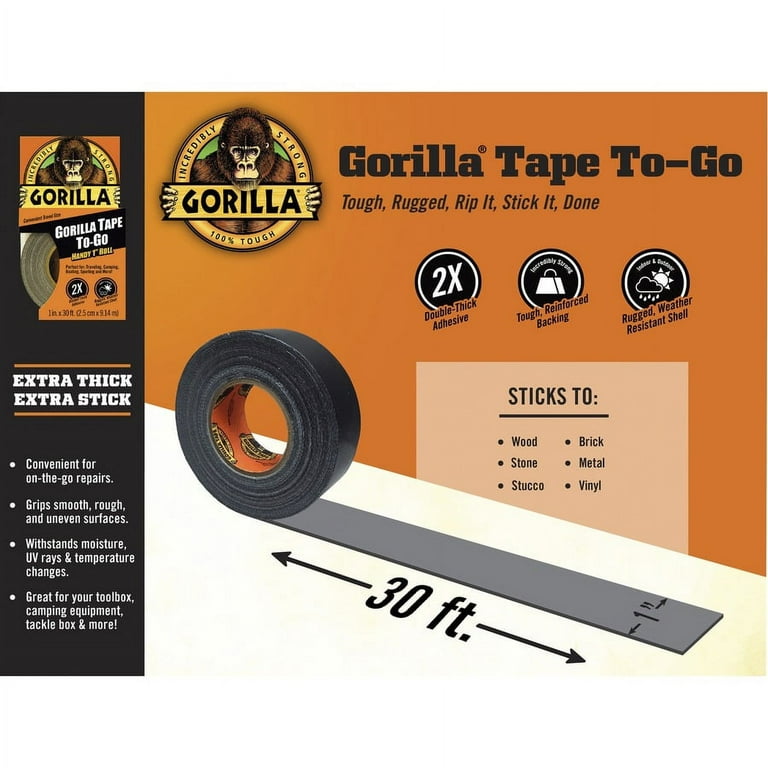 Goobay Scratch Tape black - 1m