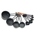 thumbnail image 5 of Riguas 1 Set Measuring Spoons Food Grade Clear Scale Heat Resistant Comfortable Handle Non-stick Measure Liquid Powder Stainless Steel Measuring Cups Baking Tools Kitchen Gadgets, 5 of 8
