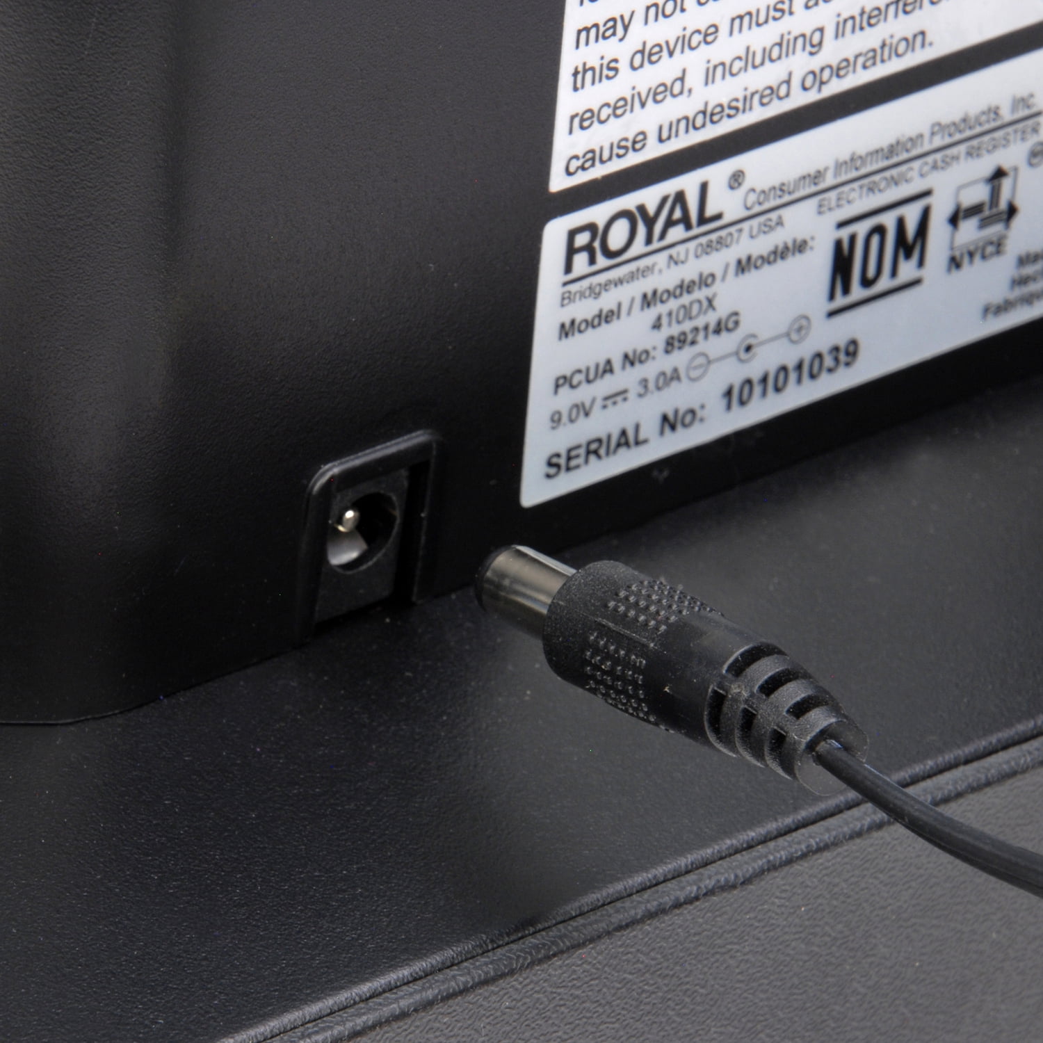 Royal Electronic Cash Register 2000 PLUs Thermal Printing Black