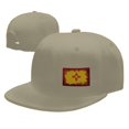 thumbnail image 4 of Flat Brim Hats for Men Grunge Style New-Mexico-Flag Hip-Hop Snapback Hat Skeleton Hats, 4 of 7