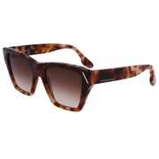 Victoria Beckham VB646S 232 Women's Light Havana Fade Sunglasses