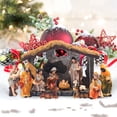 thumbnail image 4 of Nativity Manger Group Resin Scene Decoration Desktop Craft Decoration, 4 of 8