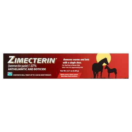 Merial Zimecterin Anthelmintic and Boticide Dewormer, 0.21