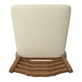 thumbnail image 3 of Weston Home Sheena Ladder Back 24" Wood Swivel Counter Stool, Antique Oak, 3 of 6