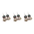 thumbnail image 1 of Sonducket 1 par de pendientes de atrapasueños, estilo bohemio Retro, colgante de oreja, joyería turquesa hueca, accesorio de moda, pendiente Type1 NO1, 1 of 6
