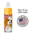 thumbnail image 4 of Cavalier Spaniel Hearts Love and Valentines Day Portrait Ultra Hugger for slim cans, 4 of 6