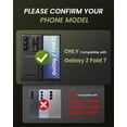 thumbnail image 2 of Funda Sixbox para Samsung Galaxy Z Fold 7, tarjetero, color negro, 2 of 8