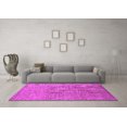 thumbnail image 3 of Ahgly Company Indoor Round Solid Pink Modern Area Rugs, 6' Round, 3 of 4