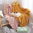 thumbnail image 4 of Baby Hooded Towel, Cotton Bath Towel with Hood for Newborn and Toddler Girls and Boys(Lion), 4 of 6