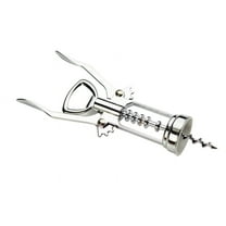 Guozer Stainless Steel Wine Bottle Opener Metal Wine Corkscrew Beer Cap Opener For Restaurant,Bar And Home