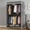 Gray, variant on Sailvan Heavy Duty Clothing Rack with Cover, Portable Closet Wardrobe with Double Hanging Rods and Wheels, 3-Tier Storage Shelves,Black