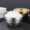thumbnail image 2 of OULII 2pcs Stainless Steel Mixing Bowls For Kitchen Use Anti-Scald Round Design, 2 of 8