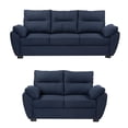 thumbnail image 1 of Sala 3-2 TRINITY Venecia 2 piezas ( Sofá, Love Seat ) Azul Marino, 1 of 8