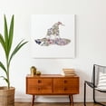 thumbnail image 4 of Creative Products Floral Witch Hat Muted 24x24 Canvas Wall Art, 4 of 5