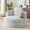 Light Grey, variant on MAYEERTY Compressible Corduroy Round Lounge Sofa, Modern Couch with Spring Cushion for Apartment, 49*45*35"Dark Grey