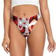thumbnail image 1 of Fotbe Buffalo Plaid Love And Gnome Tanga Sin Costuras para Mujer con Estampado – Panties Invisibles, Transpirables y Cómodos para Uso Diario-Large, 1 of 6