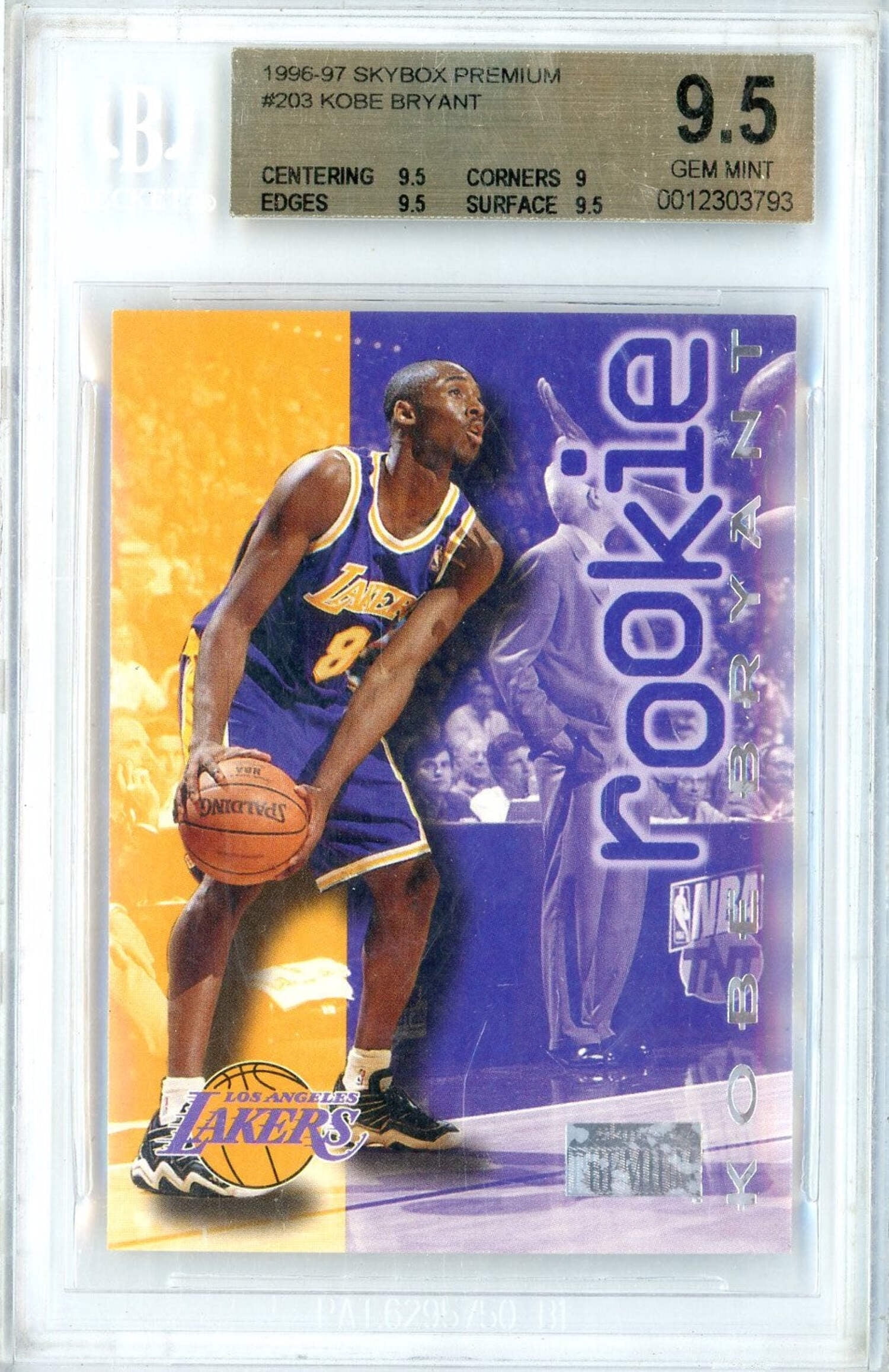 その他 1996-97 Kobe Bryant RC #203 PSA9 1996 SCORE BOARD ALL SPORT PPF KOBE BRYANT #11 LA LAKERS