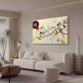 thumbnail image 3 of Póster en lienzo Composición VIII de Wassily Kandinsky, decoración para dormitorio, paisaje deportivo, decoración para oficina, regalo, estilo marco, 40 x 60 cm, 3 of 8