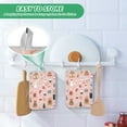 thumbnail image 6 of 2 Pack Pot Holders for Kitchen Heat Resistant Hot Pads Sets for Cooking Baking Pink Cute Christmas Icons, 6 of 7