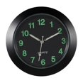 thumbnail image 1 of Universal Car Dashboard Clock Air Outlet Clock Car Electronic Noctilucent Quartz Clock Luminous Pointer For Auto Interior Decoration (Black), 1 of 4