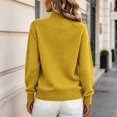 thumbnail image 4 of Diufon Thin Sweaters for Women Ribbed Knit Long Sleeve Mock Neck Pullover Fall Fashion Winter Thermal Layering Sweaters, 4 of 7